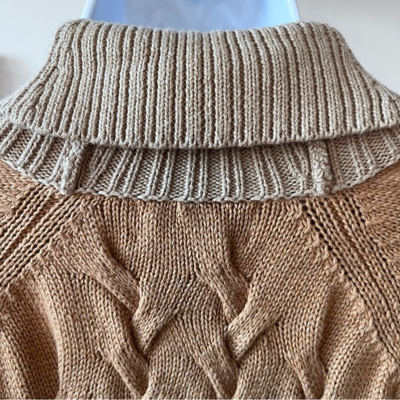 Women’s Lands’ End Eclectic Grandpa Drifter Cable Knit Cardigan Sweater Size S - Picture 11 of 16